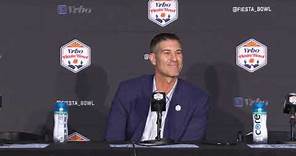 Liberty Football Head Coach Jamey Chadwell Fiesta Bowl arrival press conference
