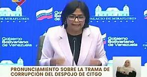 Delcy Rodríguez sobre robo de Citgo a Venezuela, rueda de prensa completa, 3 mayo 2023