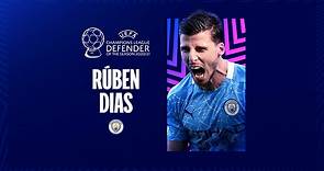 Rúben Dias, mejor defensa de la temporada en la Liga de Campeones