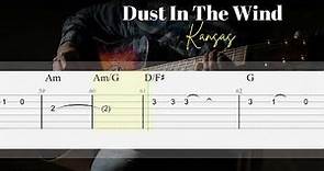 Dust In The Wind - Kansas | TAB + Chords | SUPER EASY Fingerstyle Guitar Lesson