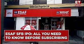 ESAF Small Finance Bank IPO Opens On Nov 3: All You Need To Know | IPO | IPO 2023 | Business News