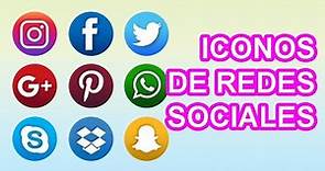 ★ DESCARGAR ICONOS DE REDES SOCIALES - 2020