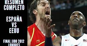 ESPAÑA vs EEUU | Final JJOO Londres 2012 | Resumen y Mejores Jugadas 💯