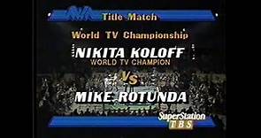 TV Title Nikita Koloff vs Mike Rotunda Pro Feb 6th, 1988