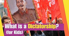 What is a Dictatorship? (for kids) | Learn about the history of dictatorships | Lesson Boosters
