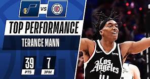 Terance Mann CRAZY CAREER-HIGH 39 PTS & 7 3PM in Game 6 vs Jazz! 🔥