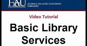 Basic Library Services