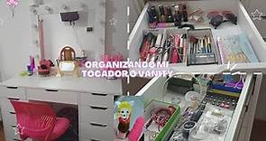 Organizando mi tocador o vanity 2023 + maquillaje *cozy vlog*