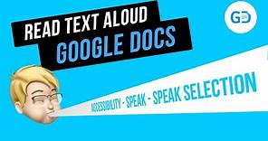 How To Make Google Docs Read Text Aloud To You
