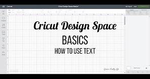 How to Use Text in Cricut Design Space
