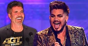 Adam Lambert and Simon Cowell Have Déjà vu Moment on AGT All-Stars Finale!
