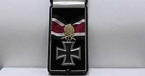 Knights cross of the Iron Cross with Golden Oak Leaves Swords and Diamonds.