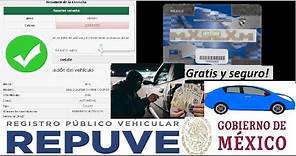 2023-CONSULTA EL REPUVE PARA VER SI UN AUTO TIENE REPORTE DE ROBO-PÁGINA OFICIAL DEL GOBIERNO DE MEX