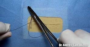Punto de sutura continuo simple | Surgete | Cirugía & Suturas (Médico Real)