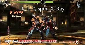 Mortal Kombat Walkthrough - Kombatant Strategy Guide - Kung Lao