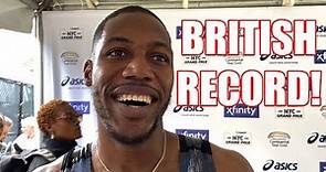 'IT FEELS AMAZING' - Zharnel Hughes After Breaking The British 100m Record 9.83!