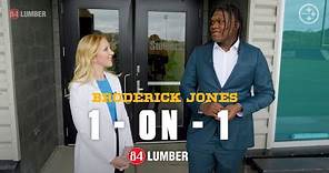 Exclusive 1-on-1 interview with RD 1 draft pick Broderick Jones | Pittsburgh Steelers