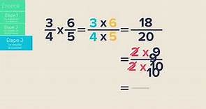 Le livre scolaire - Multiplier ensemble deux fractions