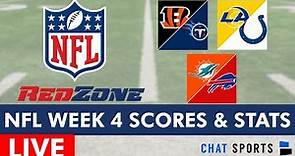 NFL Week 4 RedZone Live Streaming Scoreboard, Highlights, Scores, Stats, News & Analysis