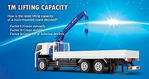 Lifting Capacity - TADANO Truck Mounted (TM) Cranes