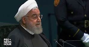 WATCH LIVE: Iran President Hassan Rouhani's full speech to the UN General Assembly