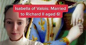 Learn about the life of Isabella of Valois, second wife of Richard II. #history #womenshistory #historytime #historywithamy #historytok #historyfacts #medieval #medievaltiktok
