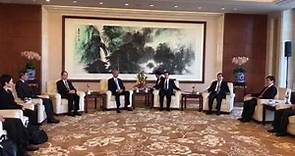 Chinese vice-premier Zhang Gaoli welcomed DPM Teo Chee Hean and delegation