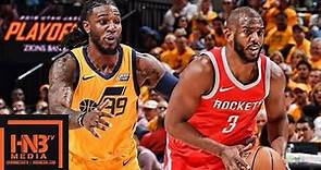 Utah Jazz vs Houston Rockets Full Game Highlights / Game 4 / 2018 NBA Playoffs