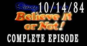 "Ripley's Believe It or Not!" (October 14th 1984) - Season Three Episode with Jack Palance!