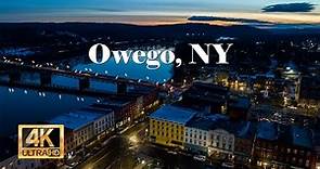 Aerial tour of Owego, NY in 4K