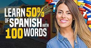 Learn Spanish in 45 minutes! The TOP 100 Most Important Words - OUINO.COM
