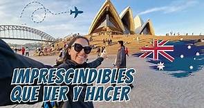 Qué VER y HACER en SYDNEY, Australia 🇭🇲 Guía con los IMPRESCINDIBLES que VISITAR ✈️