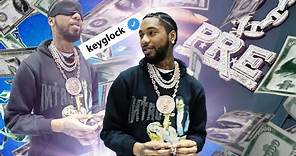 KEY GLOCK stops by JEWELRY UNLIMITED to chop it up with WAFI