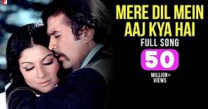 Mere Dil Mein Aaj Kya Hai | Full Song | Daag | Rajesh Khanna, Sharmila Tagore | Kishore Kumar