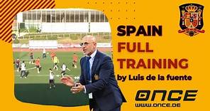 Spain - full training by Luis de la Fuente