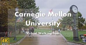 Carnegie Mellon University (CMU) - Virtual Walking Tour [4k 60fps]