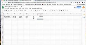 How to Create a Day Countdown Formula in Google Sheets