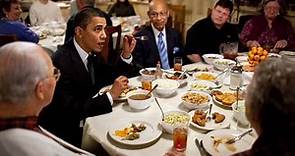 Raw Footage: President Obama's Surprise Lunch Stop