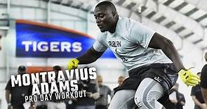 Watch DL Montravius Adams go through Pro Day drills