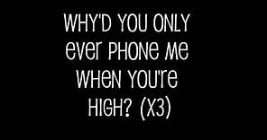 Arctic Monkeys - Why'd You Only Call Me When You're High Lyrics