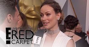 Olivia Wilde Shows Major Cleavage at Oscars 2016 | Live from the Red Carpet | E! News