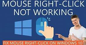How to Fix Mouse Right-click Button Not Working in Windows 10?