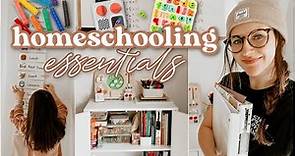 Our Homeschooling Must Haves! | Products + Supplies we LOVE for Preschool + Grade 1