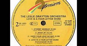 The Leslie Drayton Orchestra Ft Barbara Morrison Stormy Monday