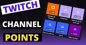 How to Create Channel Points For Twitch! 2020 Tutorial!