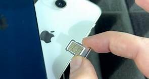 How to insert SIM card in iPhone 13 mini