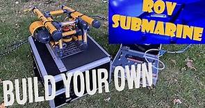 Build your own ROV Submarine Seaperch - portable DIY