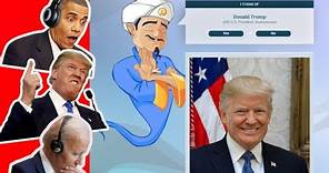 Presidents Play Akinator - Mind Reading Genie