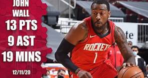 John Wall has impressive debut with Houston Rockets | NBA Preseason Highlights