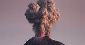 Espectacular explosión del Volcán de Fuego de Colima